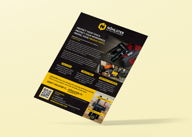 Nohlster single-page flyer