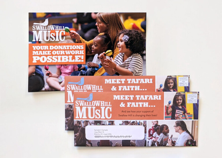 Swallow Hill Music fundraiser mailer