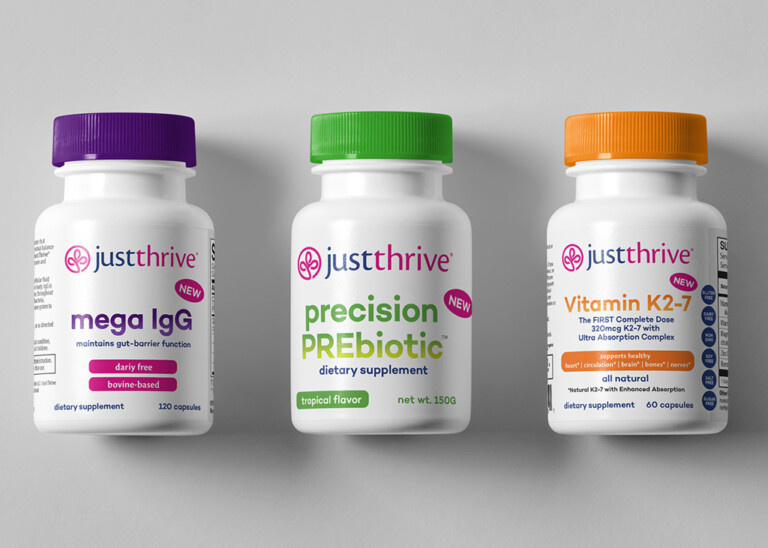 JustThrive packaging