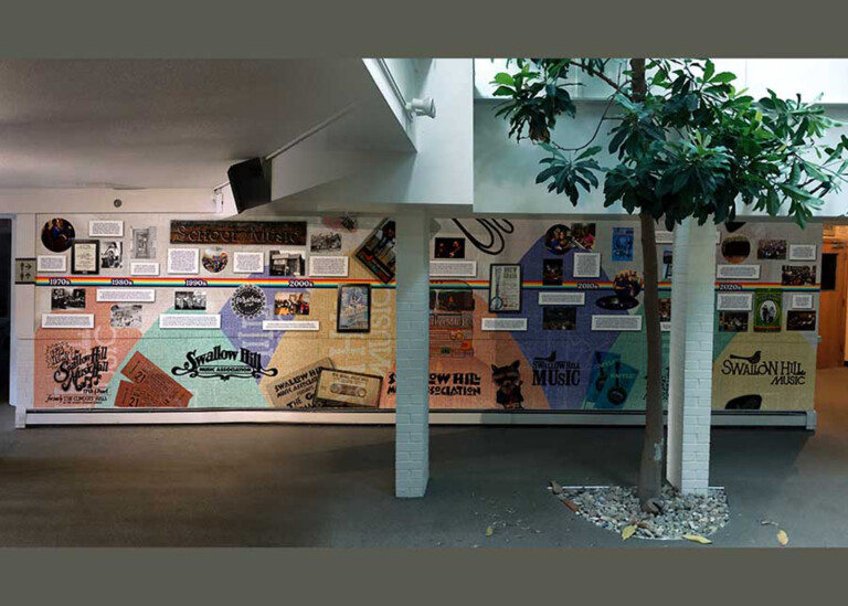 Swallow Hill Music wall mural