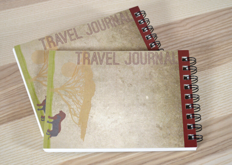 Lion's Heart Safaris journal designed and printed by YellowDog