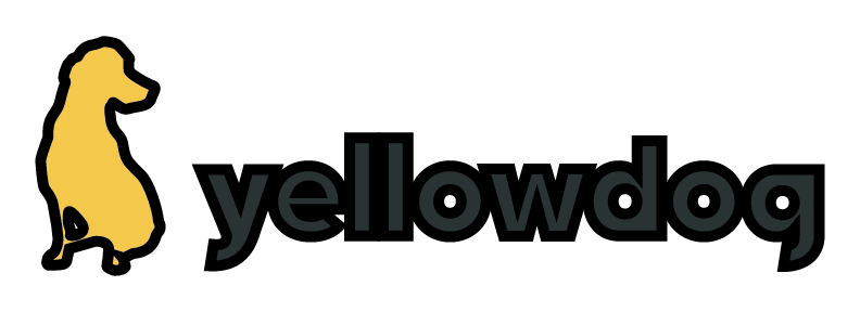 YellowDog logo with black outline