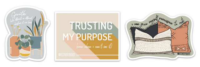 recovery box sticjers