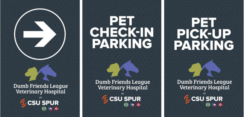 Denver Dumb Friends League collage of work.