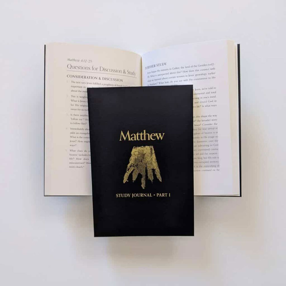 journal printed with gold metallic ink