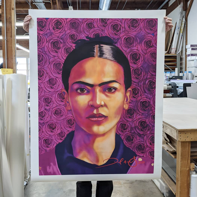 david martinez art frida kahlo print