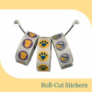 roll cut custom stickers