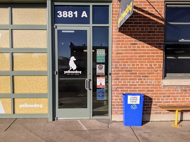 denver recycle yard signs at YellowDog
