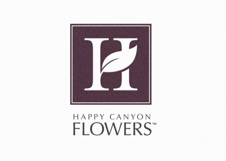 Logo design for Happy Canyon Flowers