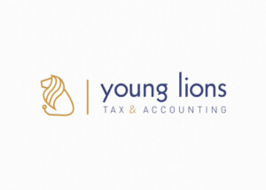 Logo design for Young Lions Tax and Accounting