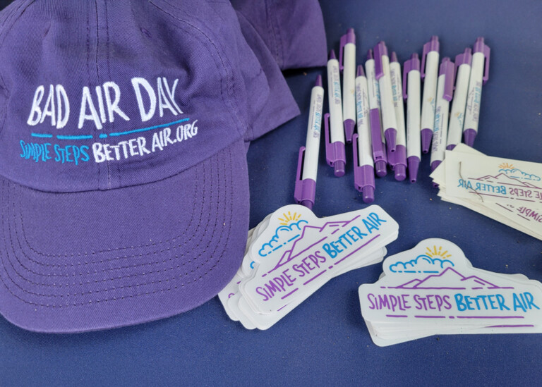 Promotional products for the Regional Air Quality Council