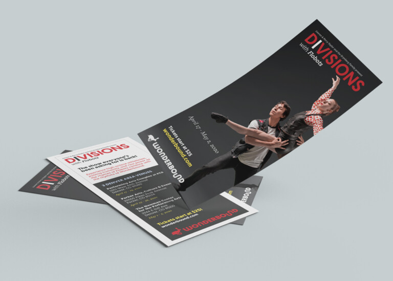 Rack card printing for Wonderbound