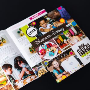 My Make Studio folded brochure