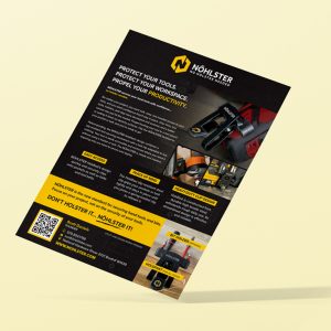 Nohlster single-page flyer
