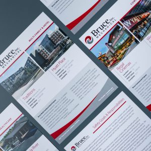 Bruce Mechanical single-page brochure