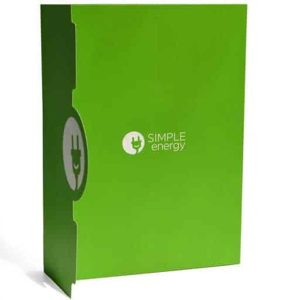 Simple Energy pocket folder
