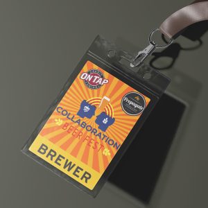 Event badges for collaboration Beer Fest