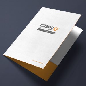 Pocket folder for Casey Industrial