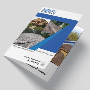 Pocket folder for Priority Roofing