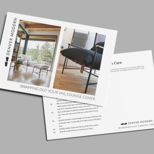 Custom postcard printing for Denver Modern