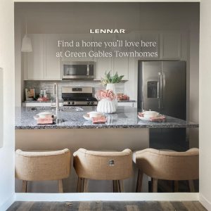 Custom wall graphics for Lennar Homes